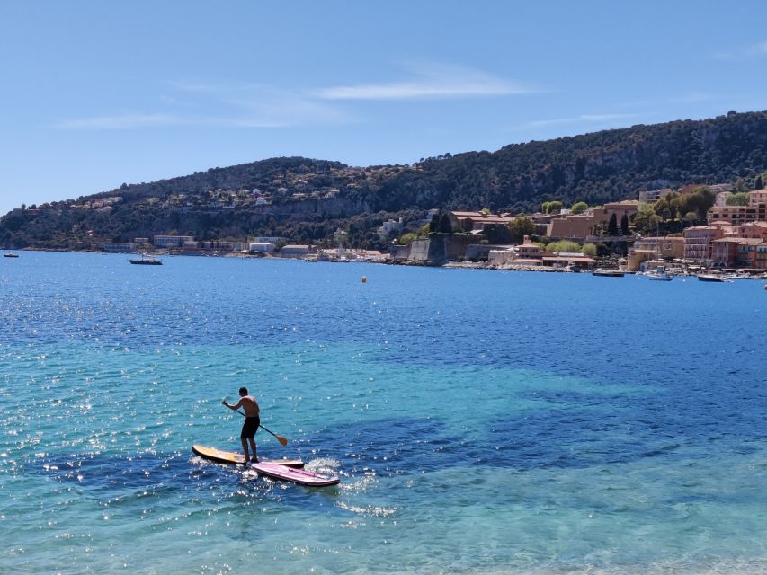 2-Hour Paddle Boarding Tour in Villefranche - From SUP stand to the bay crossing