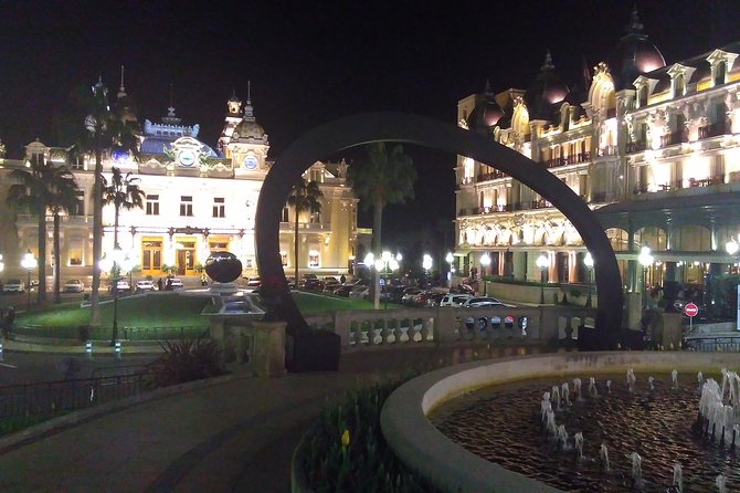 5-Hrs Private Monte-Carlo Night Tour - Getting picked up in Nice and cruising toward Monaco