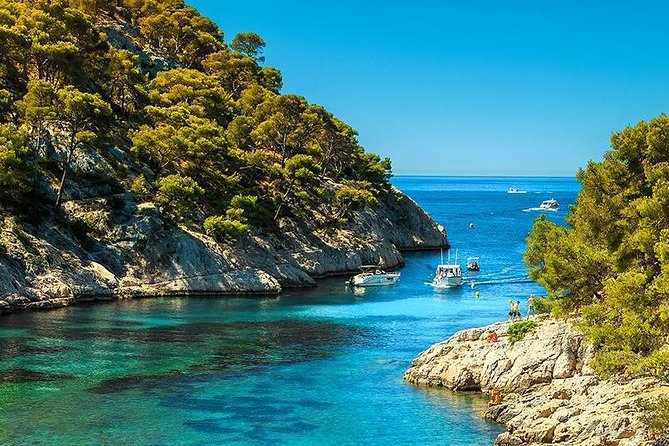 Calanques of Cassis, Aix-en-Provence & Wine Tasting Private Tour - The Calanques by boat: limestone cliffs and a time window that works