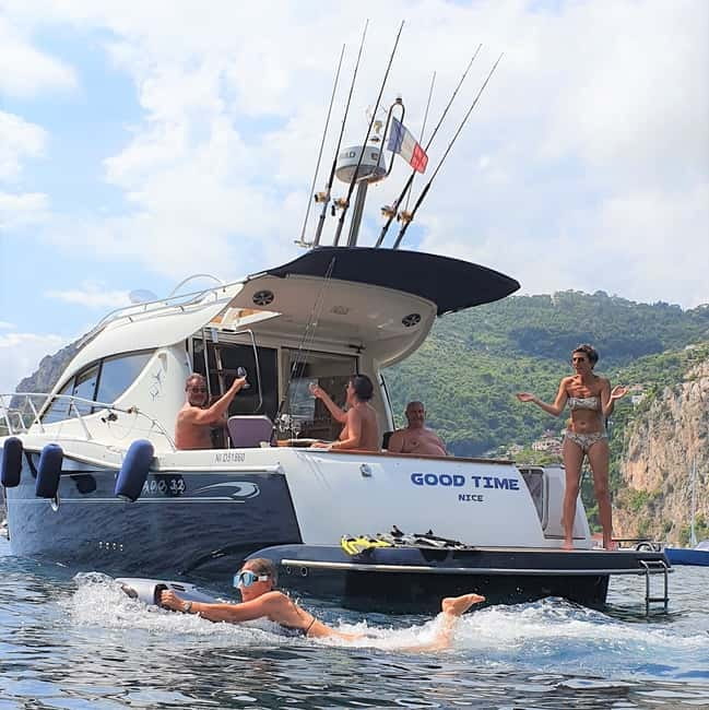Cap Ferrat, Nice, Villefranche: Premium Cruise, Swimming - Cruising Cap Ferrat the practical way: small boat, big views