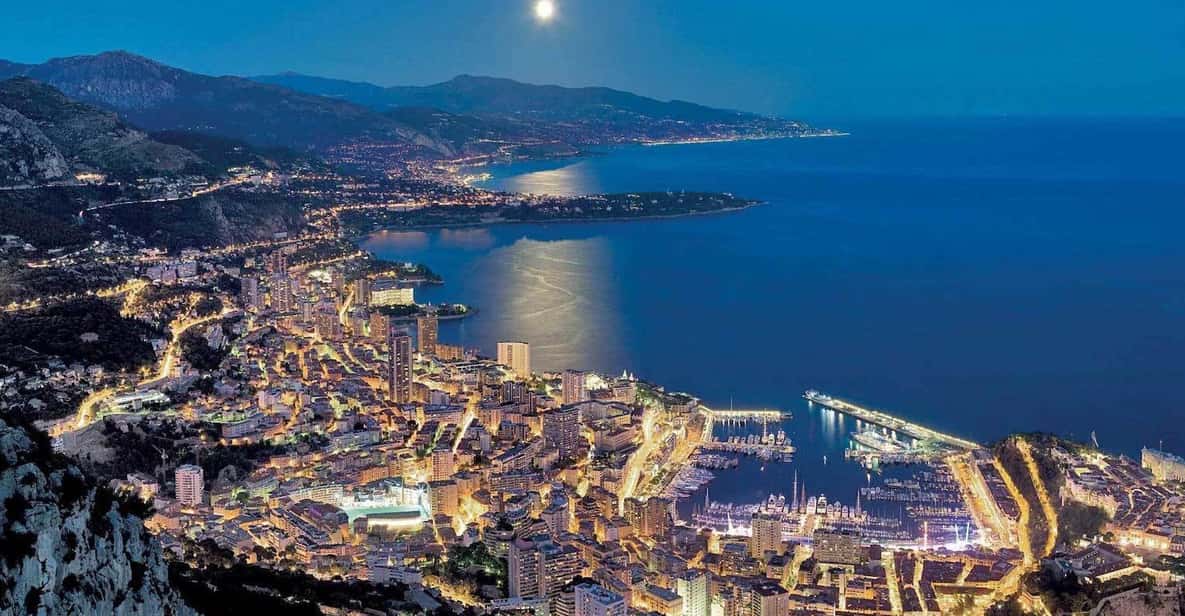 From Nice: Monaco Night Tour - Monte Carlo and the Old-Town Feel Near the Prince’s Palace