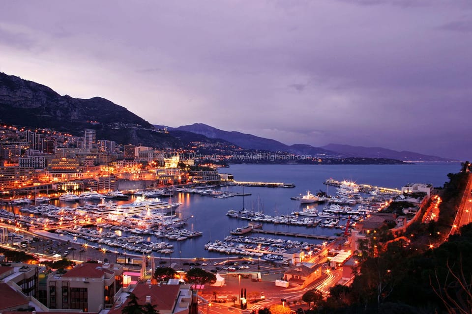 Monaco and Monte carlo by night Private tour - From Nice to La Condamine: the coastal drive that sets the mood