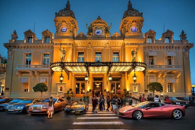 Monaco & Monte-Carlo by night - Monaco free time: Prince’s Palace glow and old-town wandering