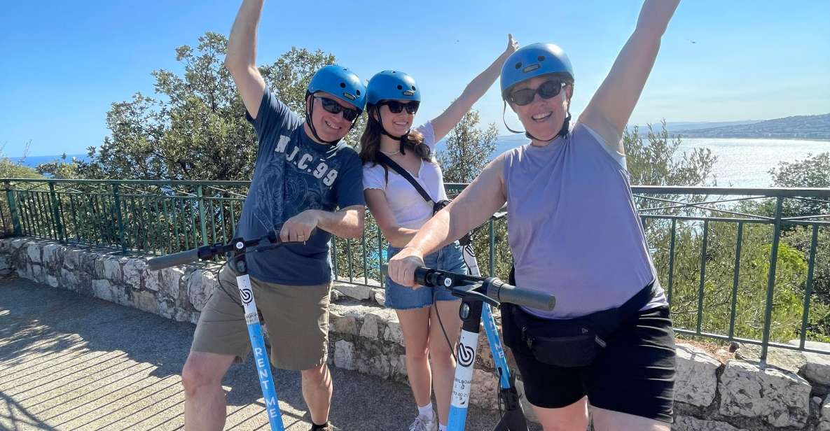 Nice: 1h30 E-scooter highlights tour - Place Garibaldi and the Port Scene: The Riviera in One Gulp