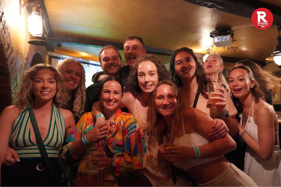 Nice: 4 Bar, 1 Club Riviera Bar Crawl Party with Free Shots - Meeting at Villa Saint Exupery Beach: Easy Start, Good Location