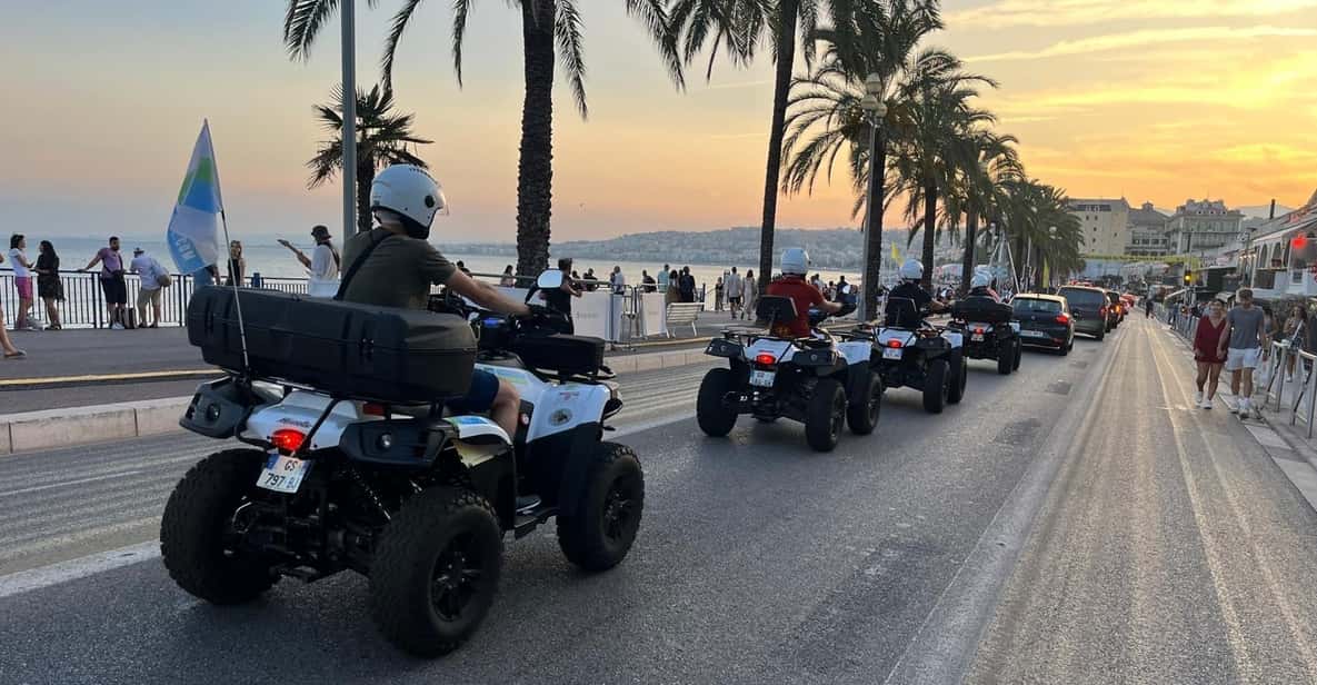 NICE BY ELECTRIC QUAD:panoramic tour from Nice - Meeting at 7 Rue Longchamp and Getting Rolling Without Stress