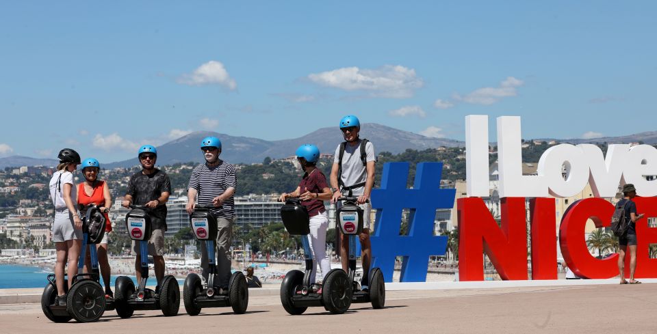 Nice: Grand Tour by Segway - Photo stops at I Love Nice and Rauba Capeu coastline views