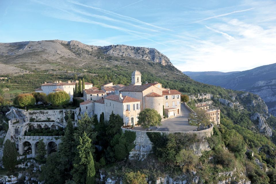 Nice: Medieval Villages Full-Day Guided Trip - Gourdon at 758 Meters: Sarazin Fortress Views You Can Actually Appreciate