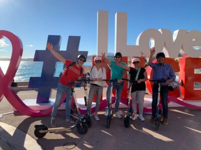 Nice: Must-Sees Electric Scooter Tour - Finding 7 Av. Villermont like a local, then meeting the group