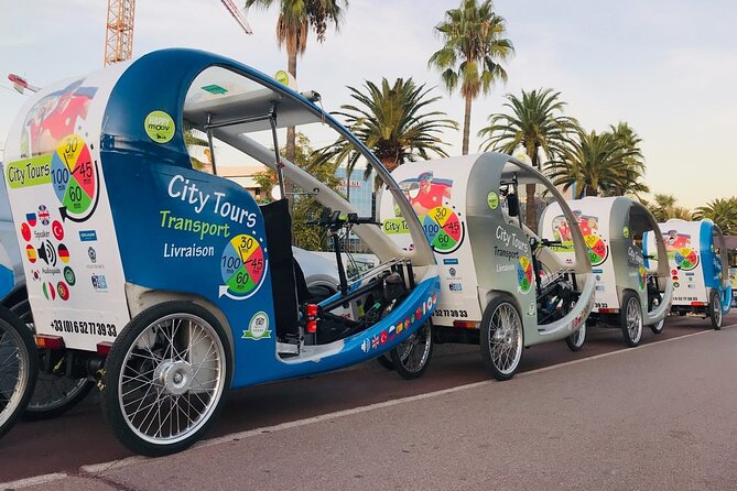 Nice: private guided Tour by electric taxi bike - The Ride Experience: Safe, Comfortable, and Built for Narrow Streets