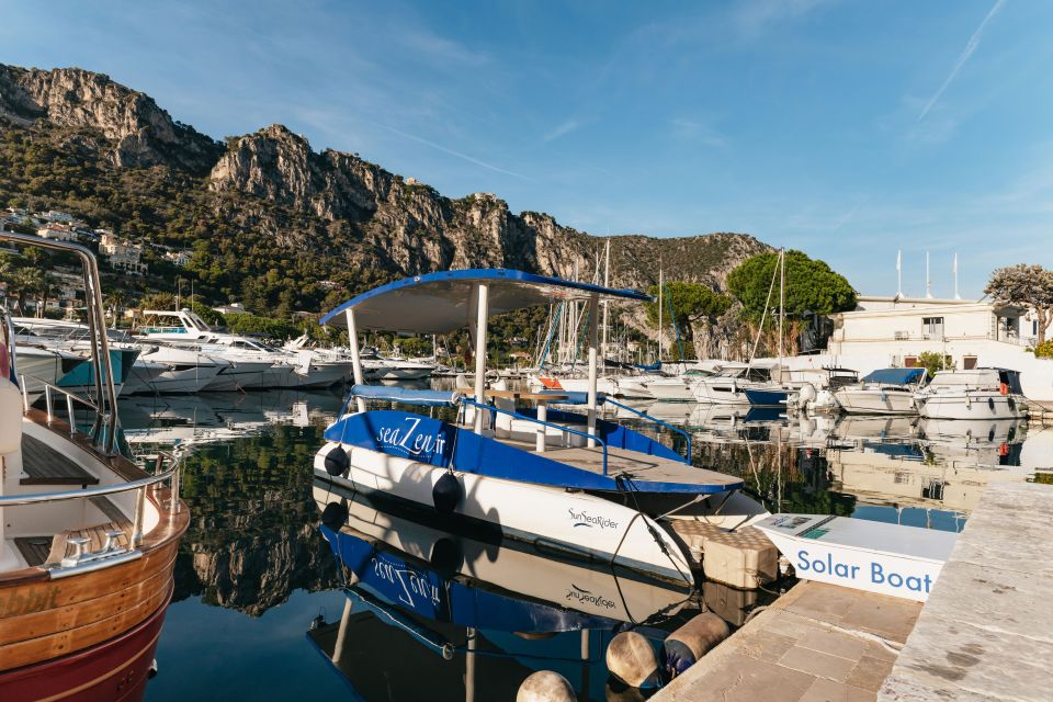 Nice: Private Sunset Tour on Solar Powered Boat - What makes this boat different: solar, silent, and odorless