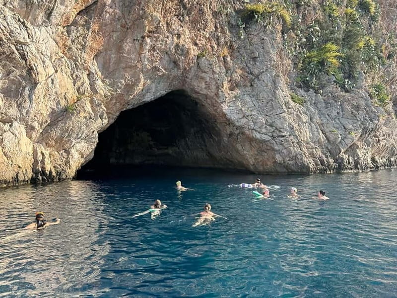 Nice: Secret Riviera Boat Tour to Mala cave with Snorkeling - Snorkeling at La Réserve de la Mala: what the 45 minutes really means