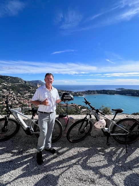 Nice: Villefranche Guided Electric Bike Tour - Fort Mont Alban and Mont Boron: the big panorama payoff