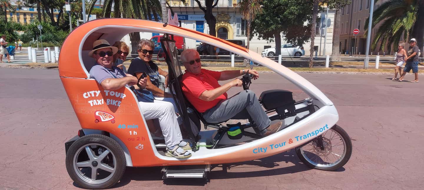 Nice : Visite privé 1H en Vélotaxi avec un guide local. - Key takeaways