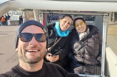 Private tour guide of Nice in electric taxibikes - Opéra de Nice and the facade moment that sets the tone