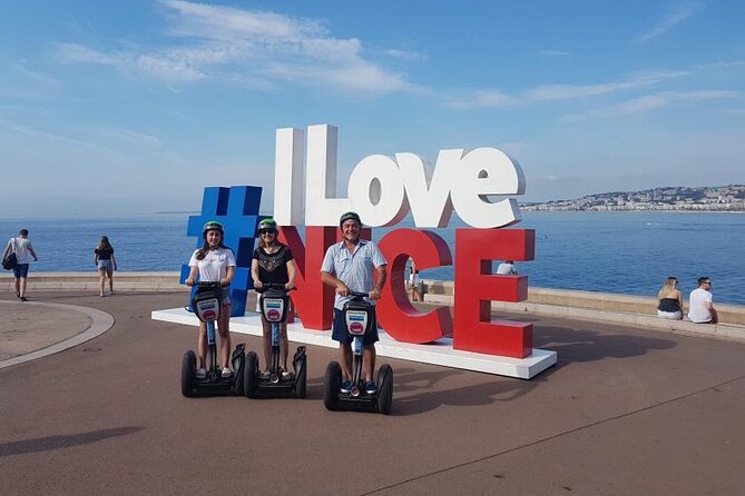 Segway Nice – City Center Tour 1h30 - Finishing with #ILOVENICE and the practical value of multiple photo stops